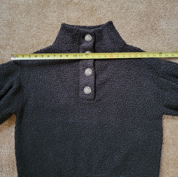 Express Black Cowl Neck Sweater with Textured Knit and Long Sleeves - Picture 6 of 14